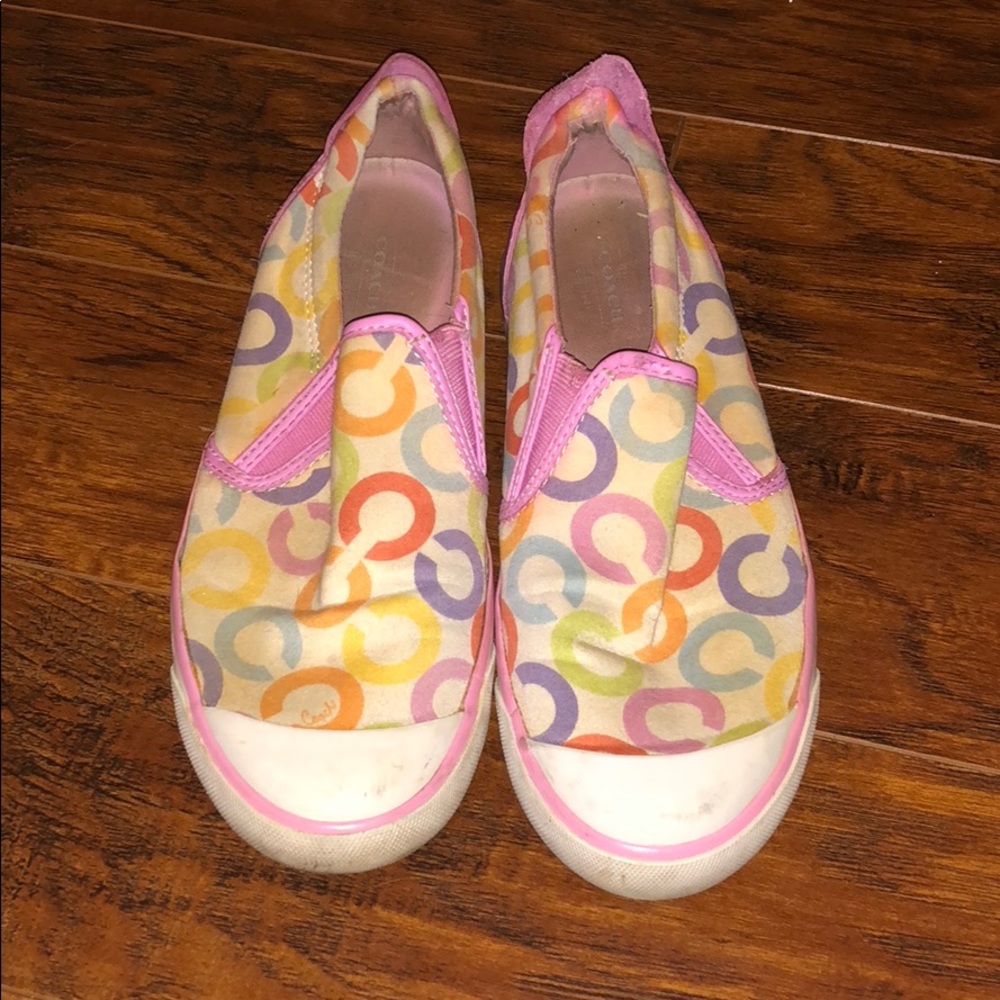 Coach slip on shoes